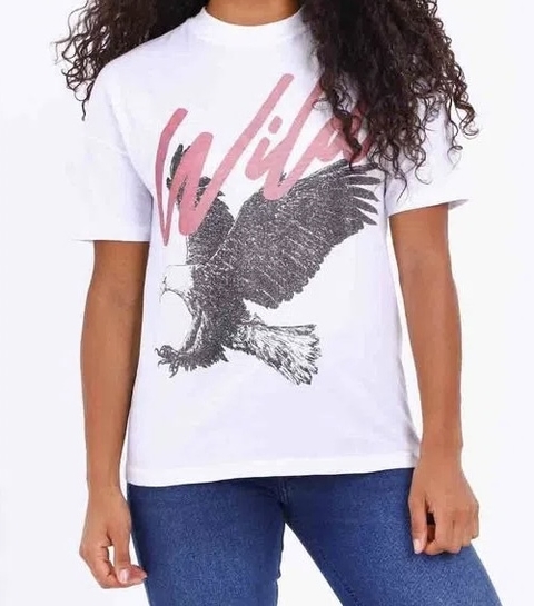 T SHIRT WILD EAGUE JOHN JOHN FEMININA