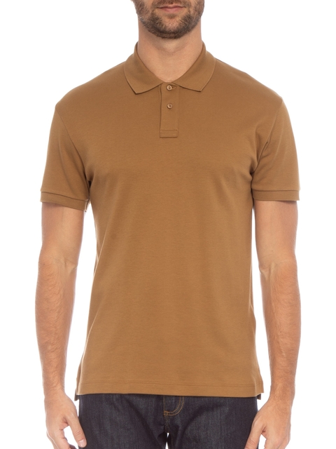 POLO PIMA SUPERSOFT SNOW FREQUENCY OCRE OSKLEN MASCULINA