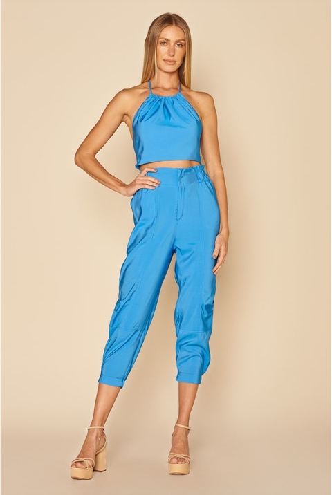 CALÇA COSTURAS MAR MY PLACE FEMININA