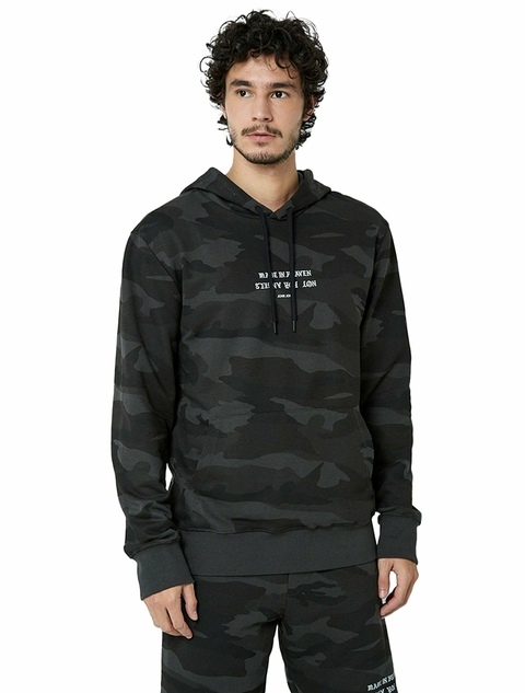 CASACO MOLETOM CAMUFLADO MADE IN HEAVE JOHN JOHN MASCULINA