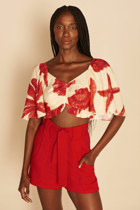CROPPED ESTAMPADO MY PLACE FEMININO