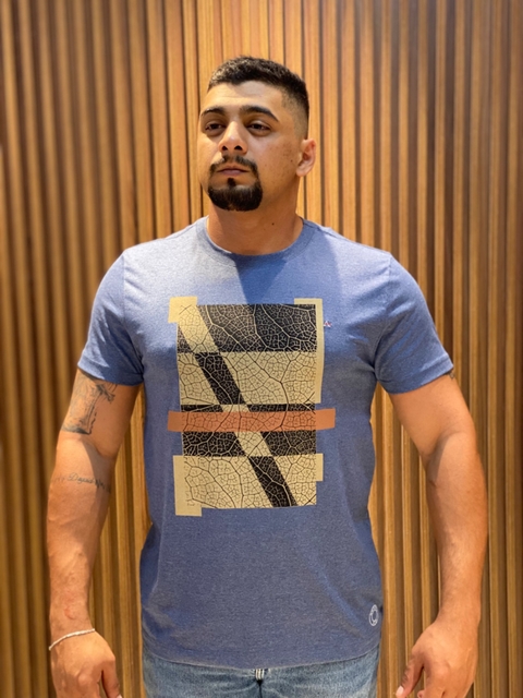 CAMISETA BASICA AZUL - ARAMIS
