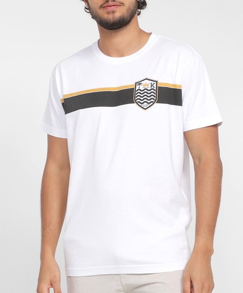 CAMISETA T-SHIRT VINTAGE BRASAO FUTEBOL BRANCO OSKLEN MASCULINA