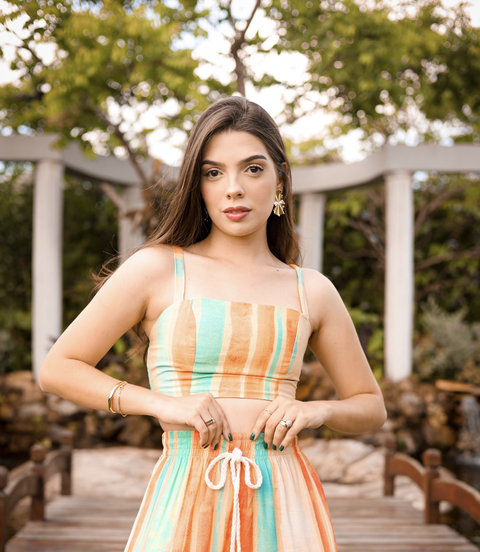 TOP RETO ESTAMPADO MY PLACE FEMININO