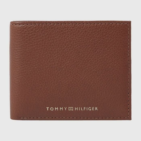 CARTEIRA PEQUENA DE COURO PREMIUM TOMMY HILFIGER MASCULINA