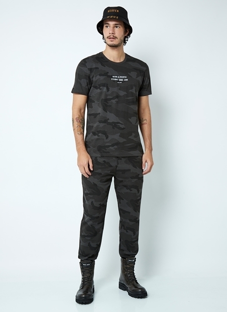 CALÇA MOLETOM CAMUFLADA MASCULINA JOHN JOHN