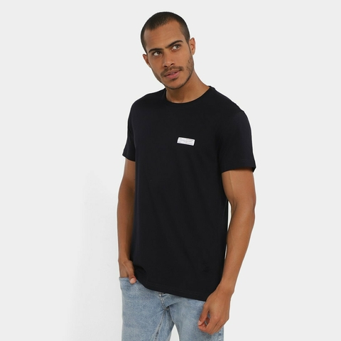 CAMISETA T-SHIRT FIT BÁSICA AZUL MARINHO TOMMY HILFIGER MASCULINA