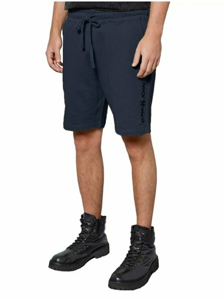 BERMUDA NEW BASIC MOLETOM AZUL MASCULINA JOHN JOHN