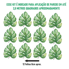 Kit Adesivo de Parede Infantil Folhas - comprar online