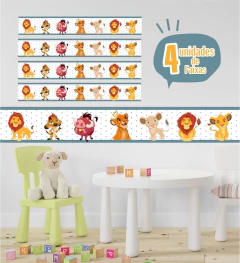 Faixa Adesiva Decorativa Rei Leão - Papel de Parede Infantil Quarto de Menino - loja online