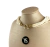 Colar Curto Torsade (com 14 fios) de pequeninas pérolas formato arroz banhado a ouro - Victória Spinelli - Joias Contemporâneas