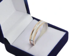 Anillo Plata 925 Y Doublé Oro Rojo Modelo 108 en internet
