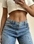 Piercing Aro de Ombligo Piedras Preciosas Copo de Nieve - tienda online