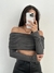Top Off Shoulder Agua - tienda online