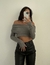 Top Off Shoulder Agua - comprar online