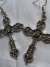 Aretes de cruz grunge - comprar en línea