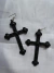 Aretes cruz mega