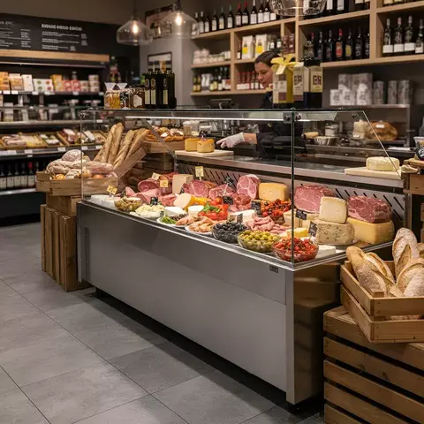 Batea exhibidora Europa 1250 mm ACERO INOX F.Estatico / PRM-BEP1250 - comprar online