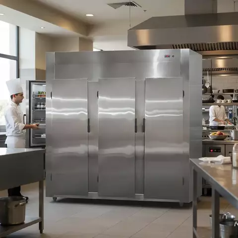 Heladera Latera 66 Latas 3 Puertas MT ACERO INOX / PRM-HL66-1860 - comprar online