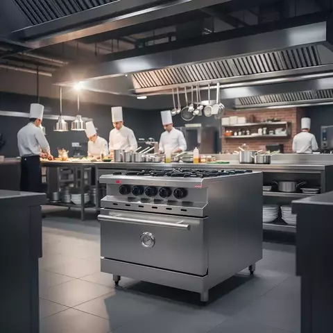 Cocina Industrial 4 Hornallas Linea Super - Acero Inoxidable / RVC-2-55 - comprar online