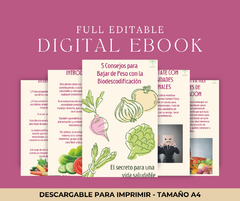 Ebook 5 Consejos para Bajar de Peso con la Biodescodificación BAJA de PESO SIN DIETAS!! BAP - Libro Digital