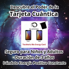 Transforma Tu Energía y Bienestar con la Tarjeta Cuántica Terahertz – ¡La Revolución de la Salud al Alcance de Tu Mano!