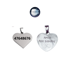 Dije con Grabado de Secuencia Numérica Desarrollo del Amor de Grabovoi - comprar online