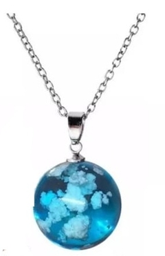 Dije Cielo + cadena acero quirúrgico + latita de estuche DE REGALO - FabiAkitsu8