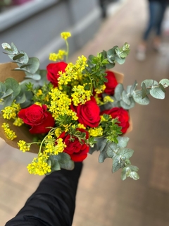 Rosas Rojas premium + Amarillo - Su Florista