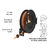 Rollo de 15 m de manguera 3/8" de hule con carrete retráctil - comprar en línea
