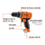 Rotomartillo inal. 1/2", 20V, s/accesorios,TRUPER PRO - comprar en línea