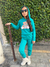 Conjunto moletinho infantil menina Jéssica verde pompom na internet