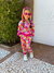 Conjunto infantil moletom capuz faby pink - loja online