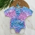 Biquini infantil menina acompanha kimono sereia - comprar online