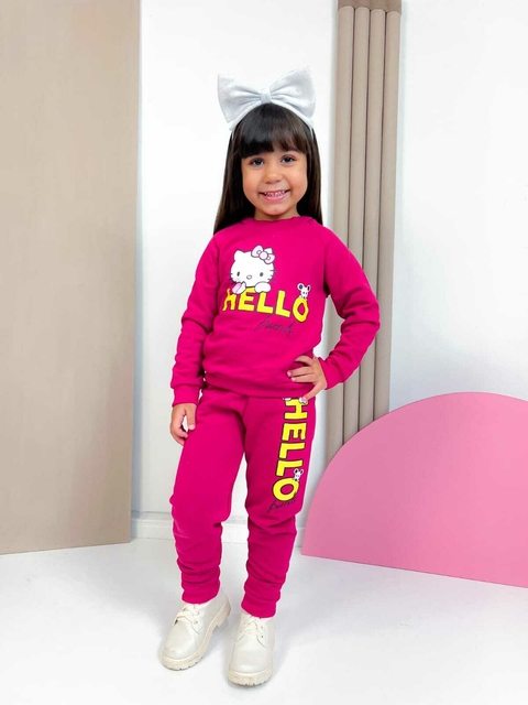 Conjunto infantil menina hello kitty