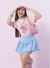 Conjunto infantil menina saia balonê e tshirt sorvete - comprar online