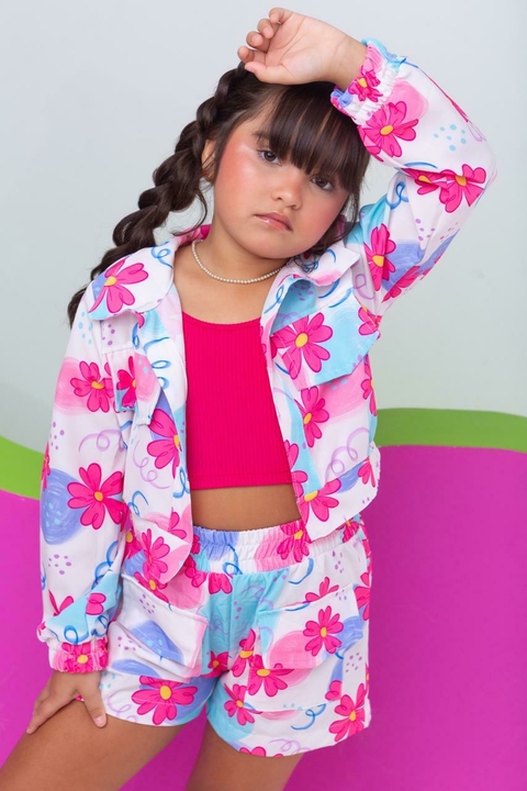 Conjunto com 3 peças infantil menina