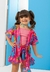 Conjunto juvenil Kimono cropped e short 3 peças Brenda Colors na internet