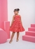 Vestido infantil menina listras verão