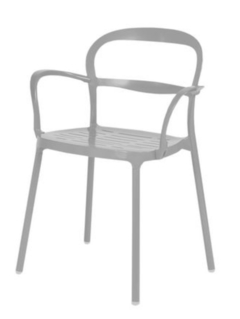 Sillón Alumia con apoya brazos - tienda online