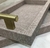Bandeja Marrom Mesclado Com Metal Dourado - comprar online