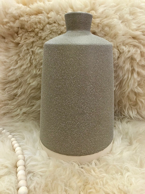 Vaso em Cerâmica Areia