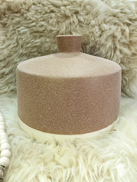 Vaso em Cerâmica Rosê