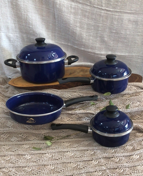 Conjunto 4 Panelas Esmaltadas Ewel