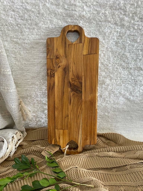 Tábua Madeira Alças Coração