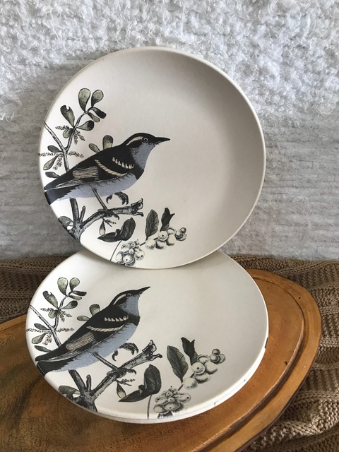 Pratos Sobremesa Pássaro
