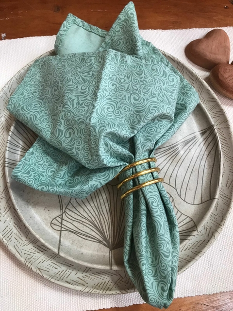 Guardanapo Verde Água