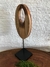 Escultura de Madeira Redondo Oval - loja online