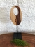 Escultura de Madeira Redondo Oval - comprar online