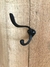 Gancho Duplo Preto Fosco Detalhado